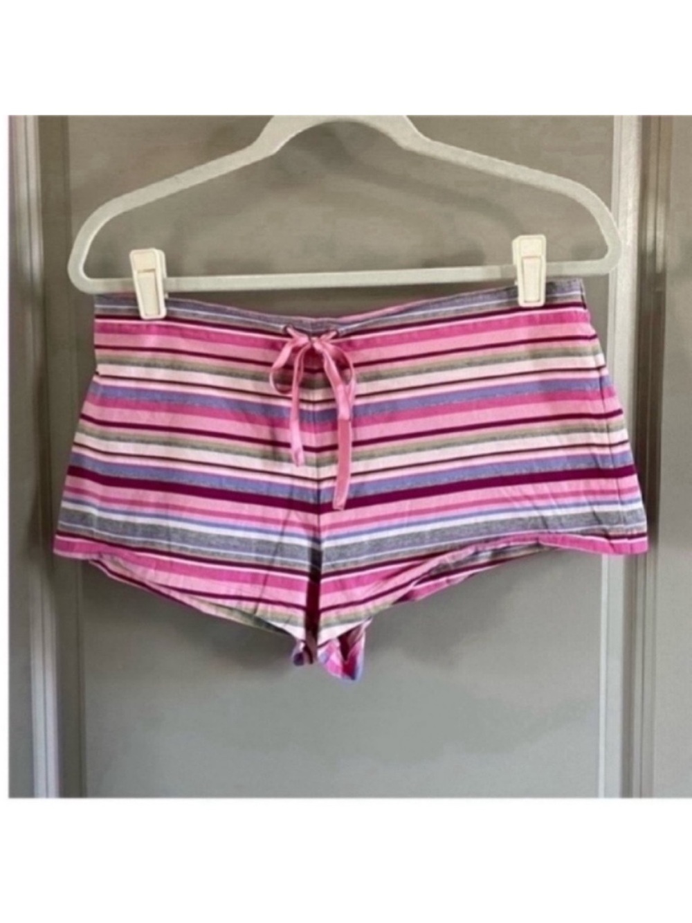 Victoria's Secret Pink Multi-Stripe Lounge Shorts